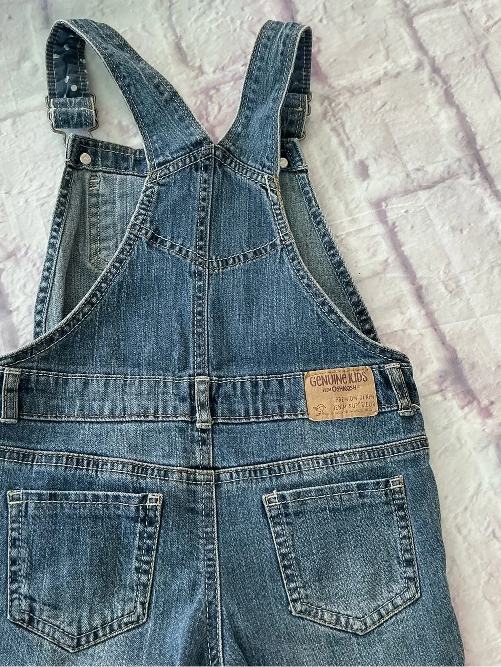 OshKosh B'gosh Unisex Overall Denim Overalls - Blue 5T